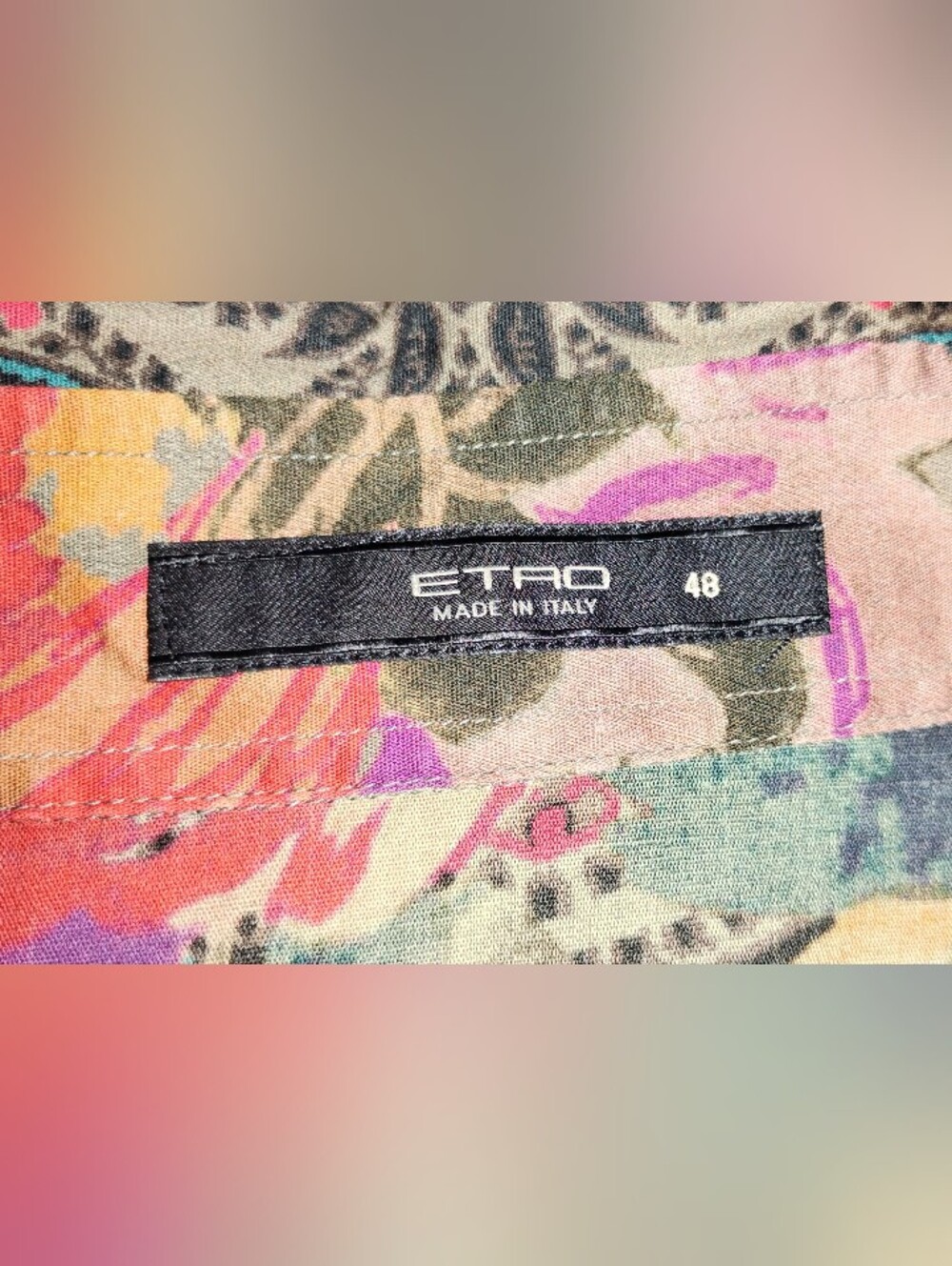ETRO PAISLEY COTTON BLOUSE - Picture 2 of 13